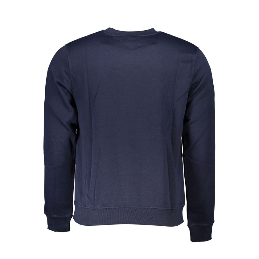 Gianmarco Venturi Blauer Herren-Sweatshirt aus Polyester
