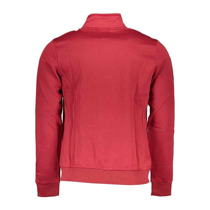 Gianmarco Venturi Rotes Polyester-Sweatshirt für Herren