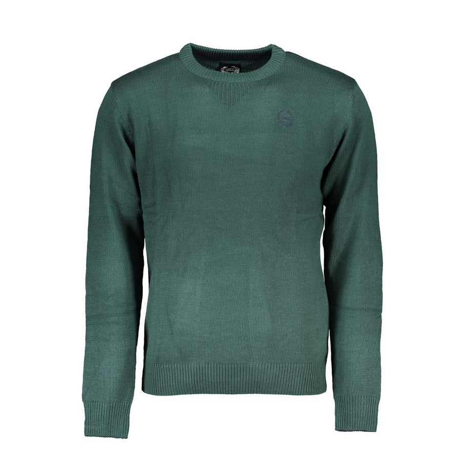 Gianmarco Venturi Men's Green Cotton Sweater