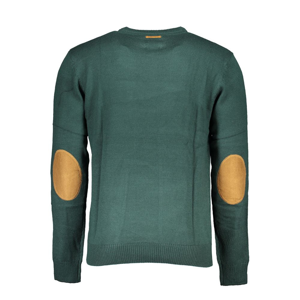Gianmarco Venturi Men's Green Cotton Sweater