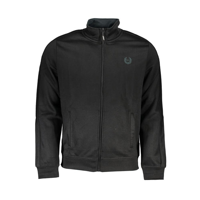 Gianmarco Venturi Schwarzer Baumwoll-Sweatshirt