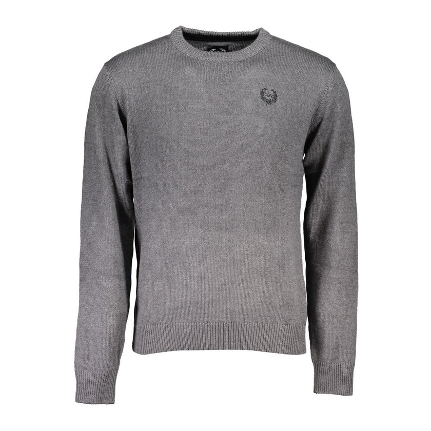 Gianmarco Venturi Grauer Baumwollpullover