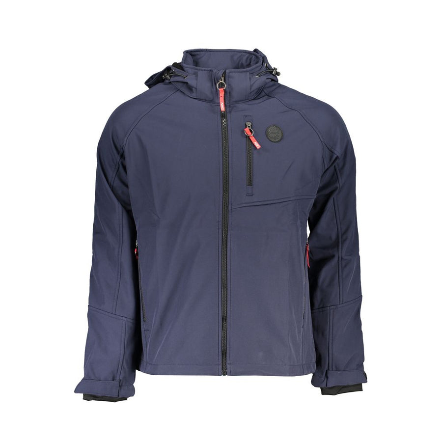 Gianmarco Venturi Men's Blue Polyester Jacket