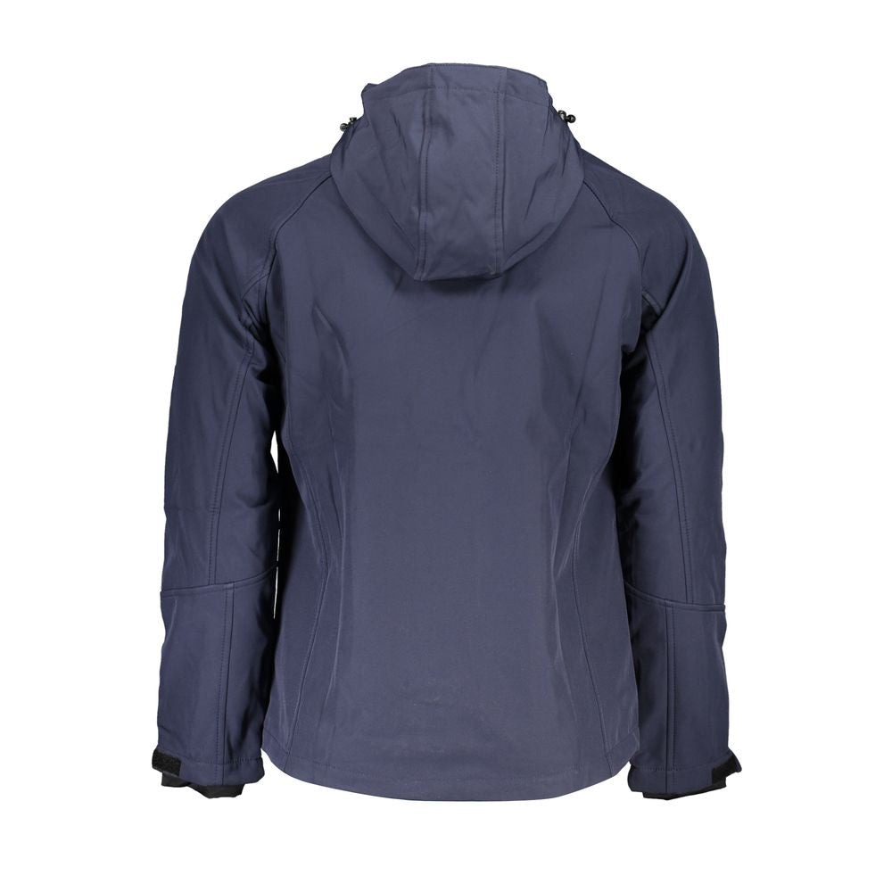 Gianmarco Venturi Men's Blue Polyester Jacket