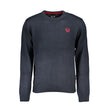 Gianmarco Venturi Blauer Baumwollpullover für Herren