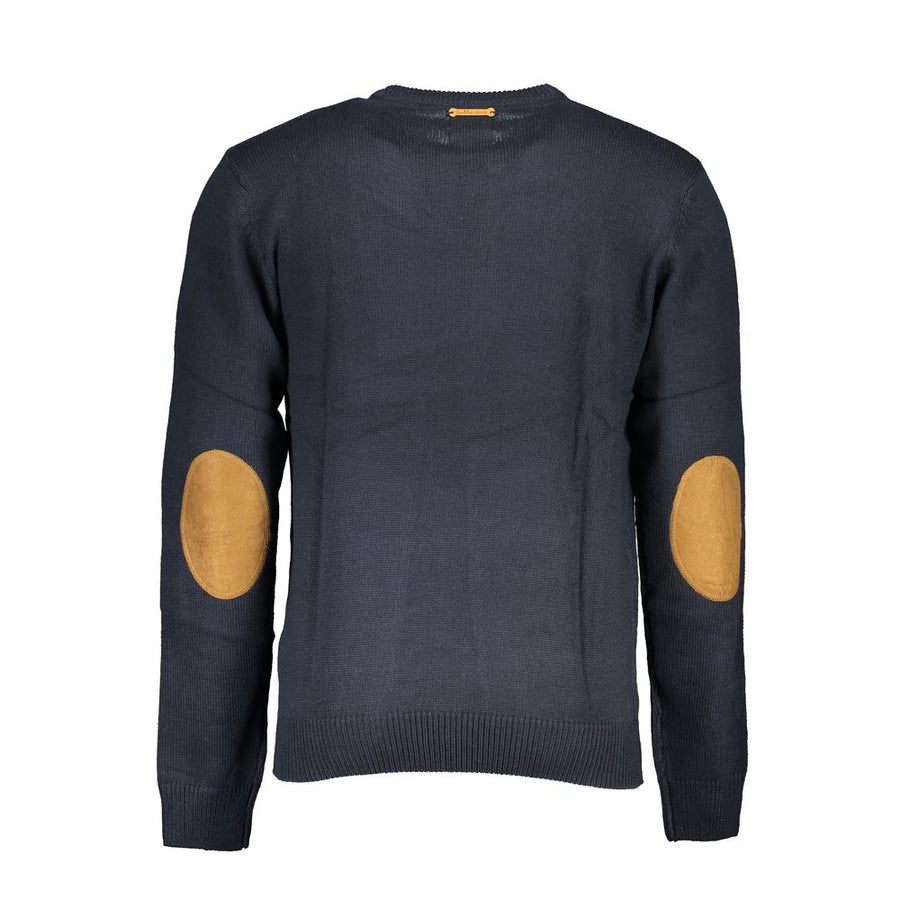 Gianmarco Venturi Men's Blue Cotton Sweater