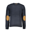 Gianmarco Venturi Blauer Baumwollpullover für Herren