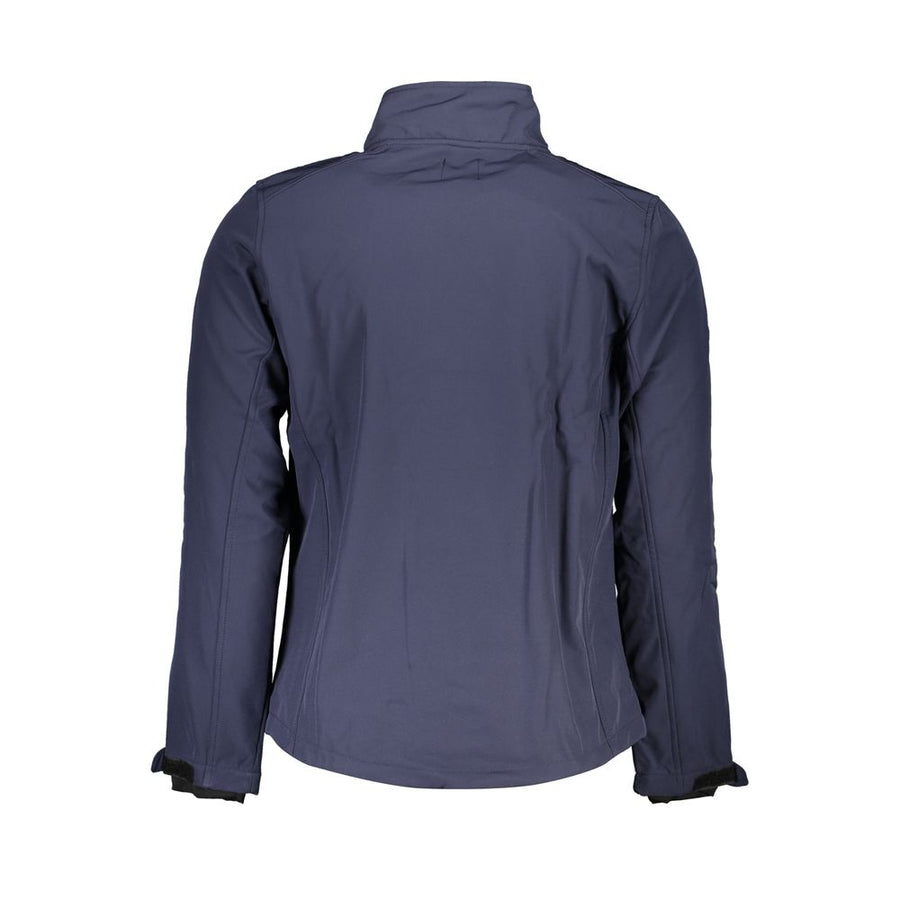 Gianmarco Venturi Blue Polyester Men's Jacket