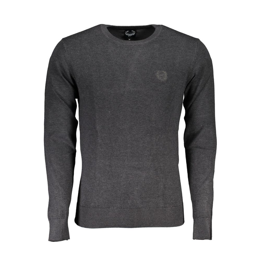 Gianmarco Venturi Graues Sweatshirt aus Nylon