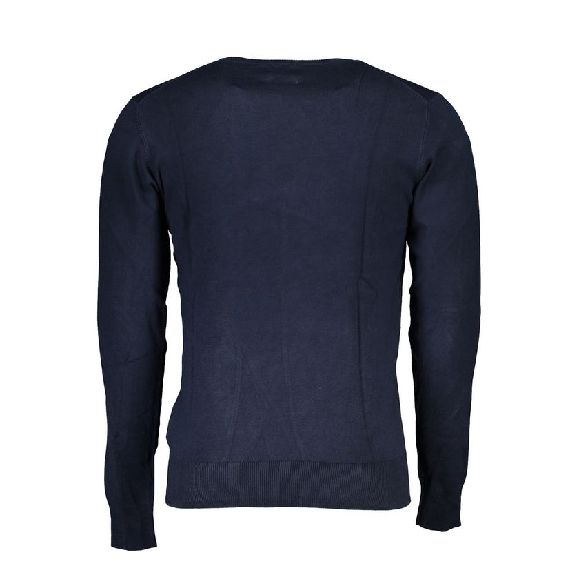 Gianmarco Venturi Blauer Sweatshirt aus Nylon