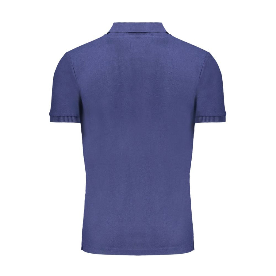Gianmarco Venturi Men's Blue Cotton Polo Shirt