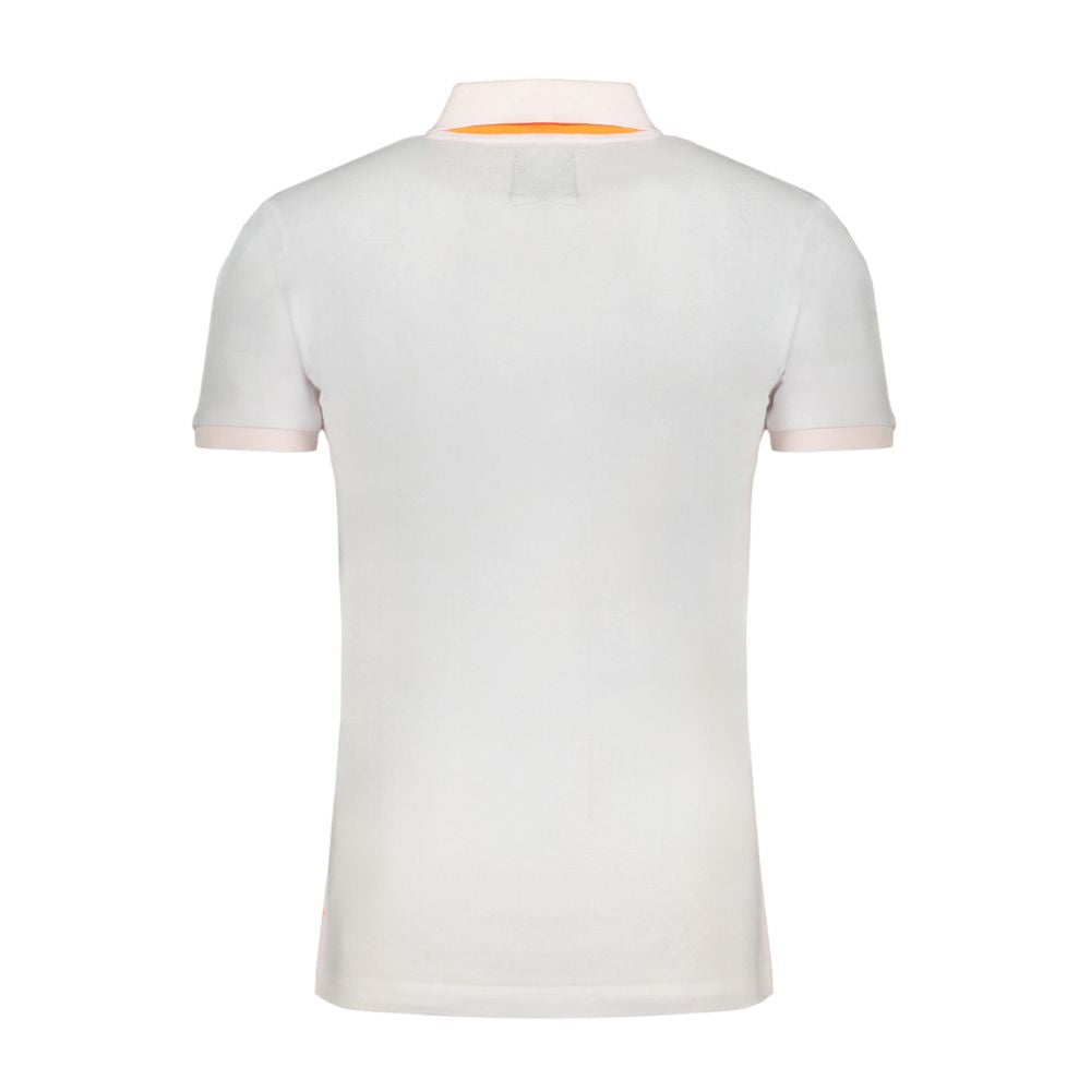Gianmarco Venturi Men's White Cotton Polo Shirt