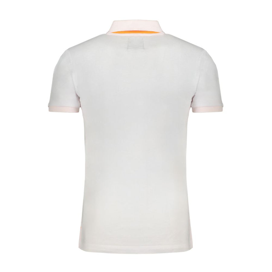 Gianmarco Venturi Men's White Cotton Polo Shirt