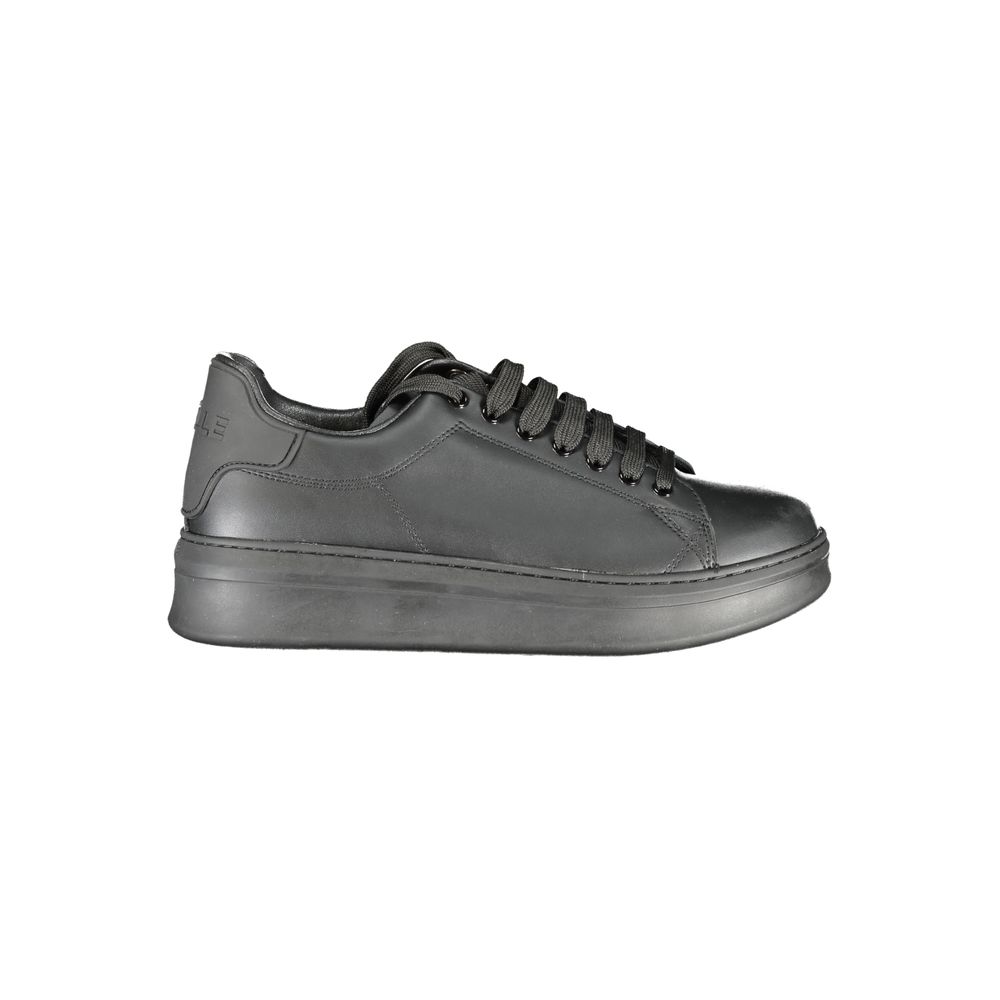 Gaelle Paris Schwarzer Sneaker aus Polyurethan für Herren