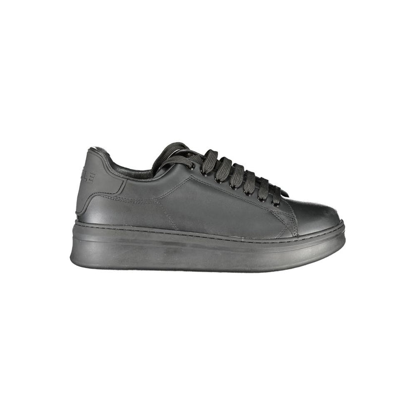 Gaelle Paris Schwarzer Sneaker aus Polyurethan für Herren