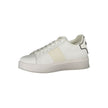 Gaelle Paris Weißer Herren-Sneaker aus Polyurethan
