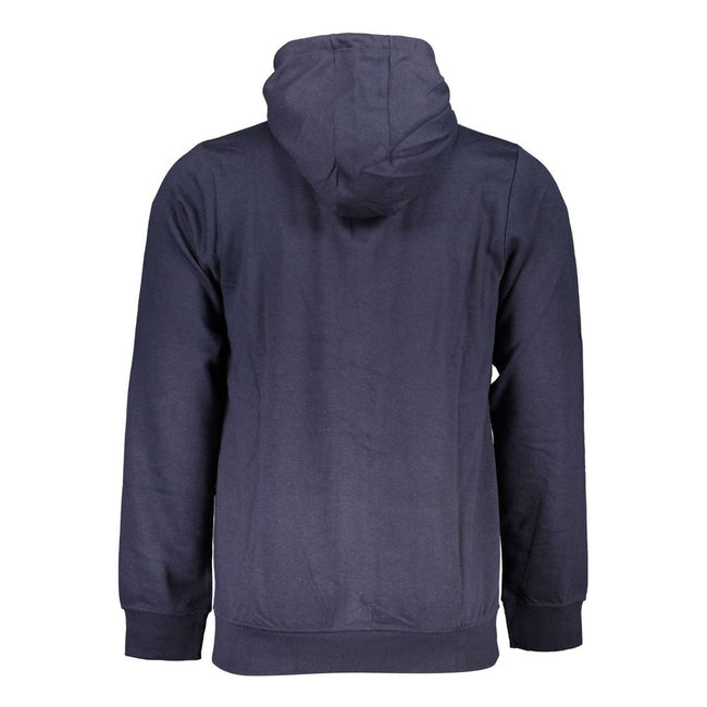 Gianmarco Venturi Blauer Baumwoll-Kapuzenpullover für Herren