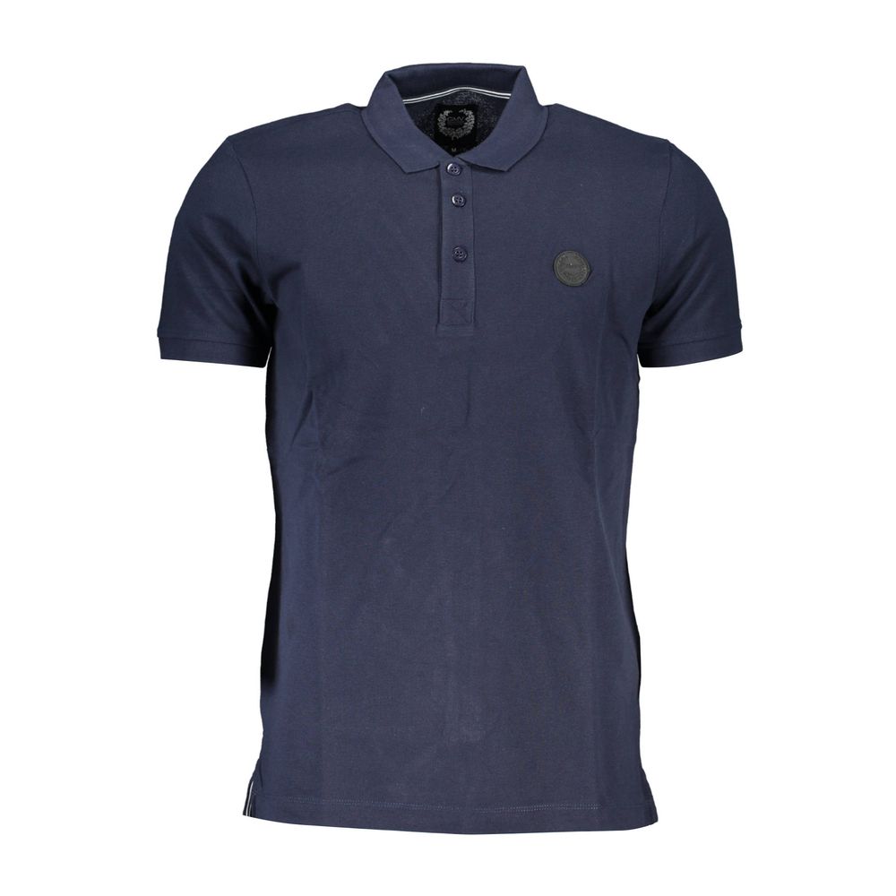 Gianmarco Venturi Blue Cotton Men's Polo Shirt