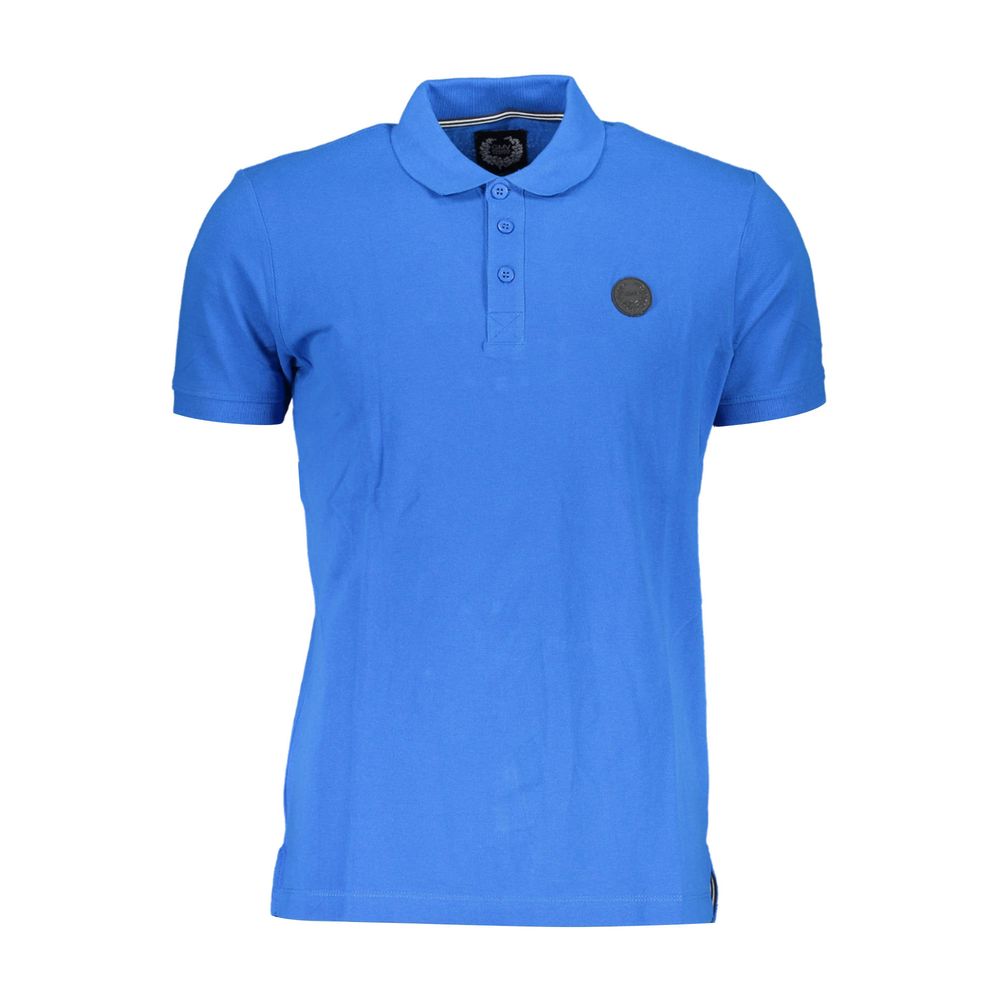 Gianmarco Venturi Blue Cotton Men's Polo Shirt