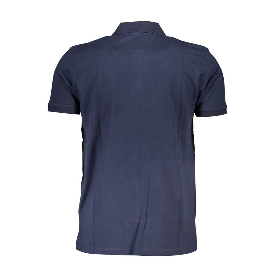 Gianmarco Venturi Blue Cotton Men's Polo Shirt