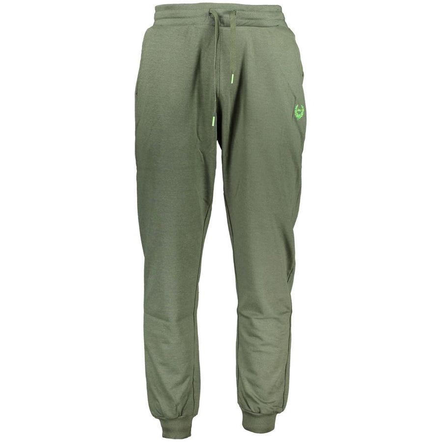 Gianmarco Venturi Verde Baumwoll-Herren-Jogginghose