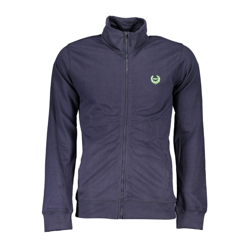 Gianmarco Venturi Blaues Baumwoll-Sweatshirt für Herren