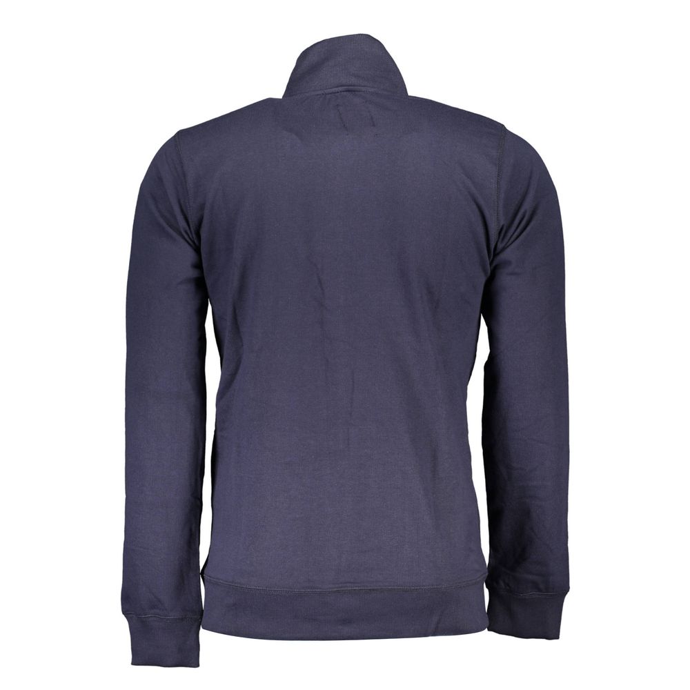 Gianmarco Venturi Blaues Baumwoll-Sweatshirt für Herren
