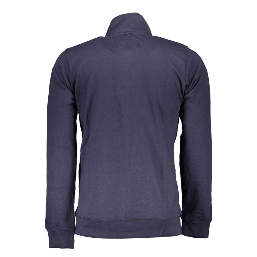 Gianmarco Venturi Blaues Baumwoll-Sweatshirt für Herren