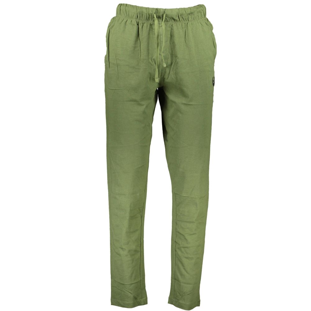 Gianmarco Venturi Cotton Trousers in Green