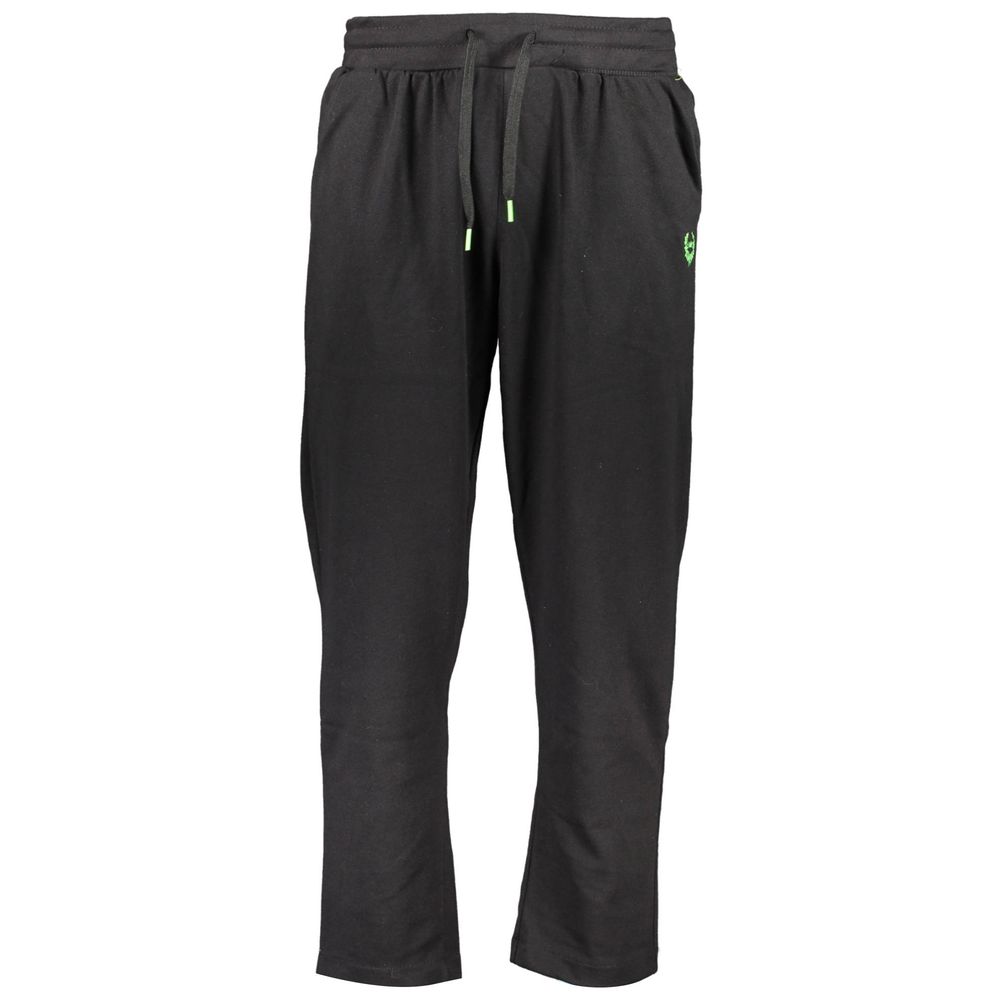Gianmarco Venturi Men's Black Cotton Sweatpants
