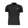 Gianmarco Venturi Schwarzes Herren-Poloshirt aus Baumwolle