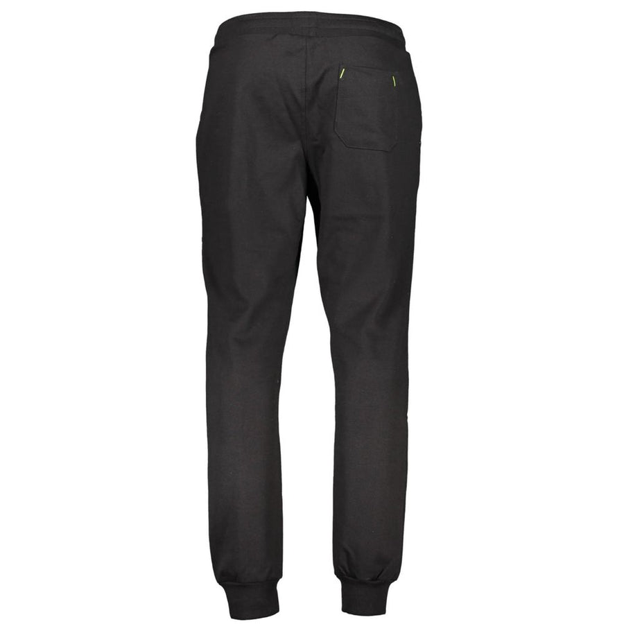 Gianmarco Venturi Schwarze Baumwoll-Herren-Jogginghose