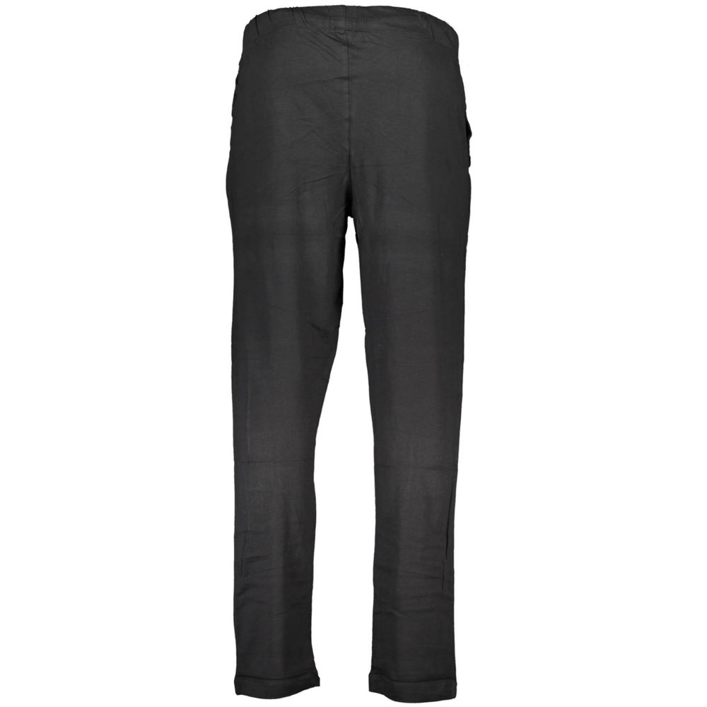 Gianmarco Venturi Men's Black Cotton Trousers