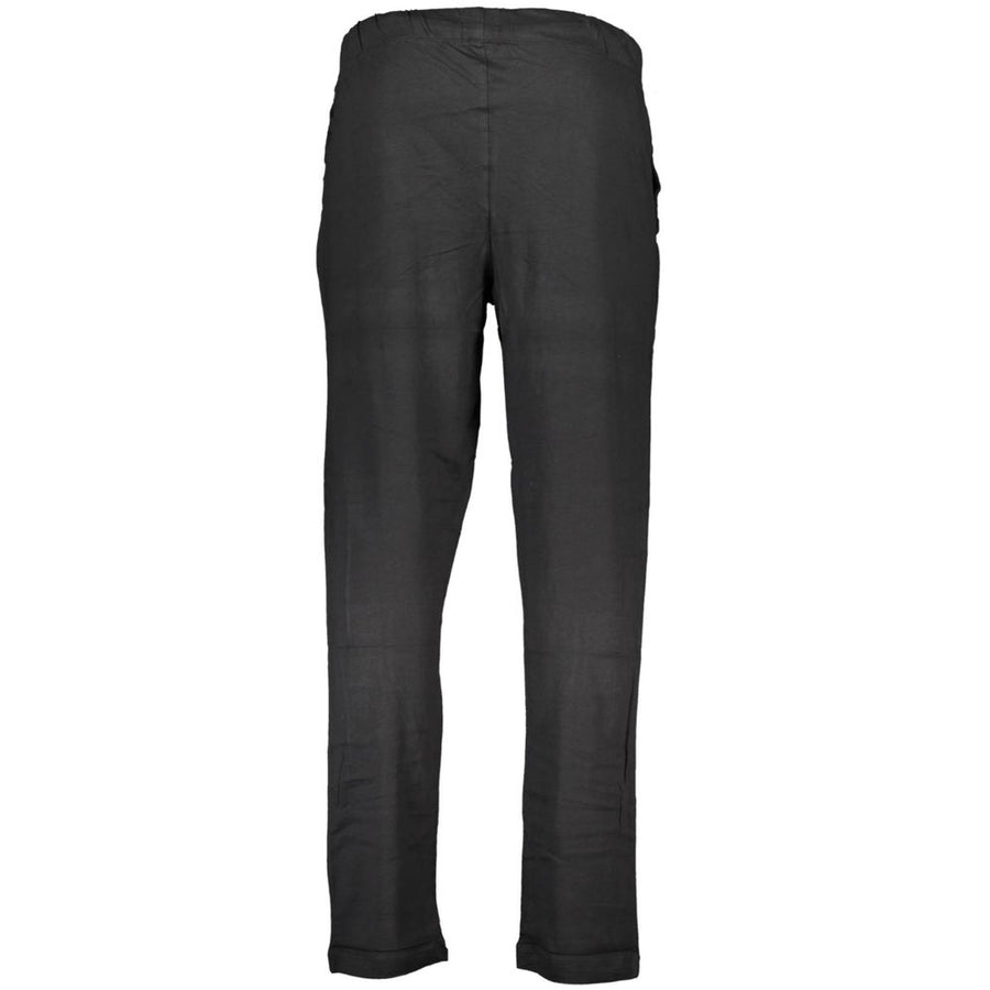 Gianmarco Venturi Schwarze Baumwollhose für Herren