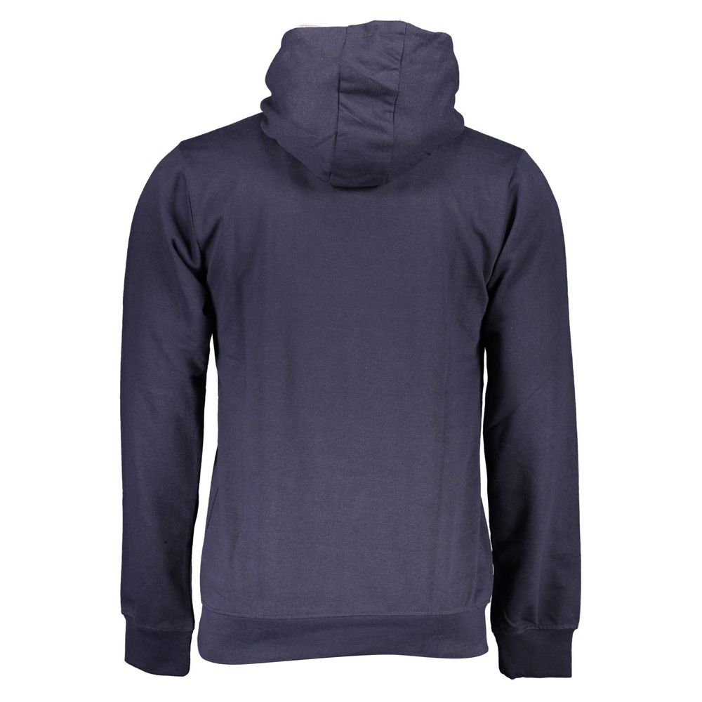 Gianmarco Venturi Blauer Baumwoll-Kapuzenpullover für Herren