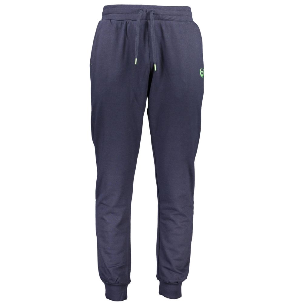 Gianmarco Venturi Blu Baumwoll-Sweatpant für Herren