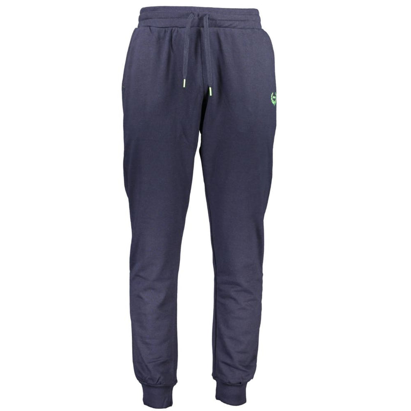Gianmarco Venturi Blu Baumwoll-Sweatpant für Herren