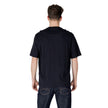 Armani Exchange Blaues Baumwoll-Sportswear-T-Shirt