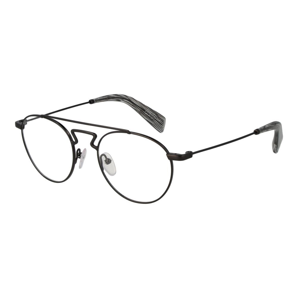 Yohji Yamamoto Schwarze Metallbrille (Gestell)