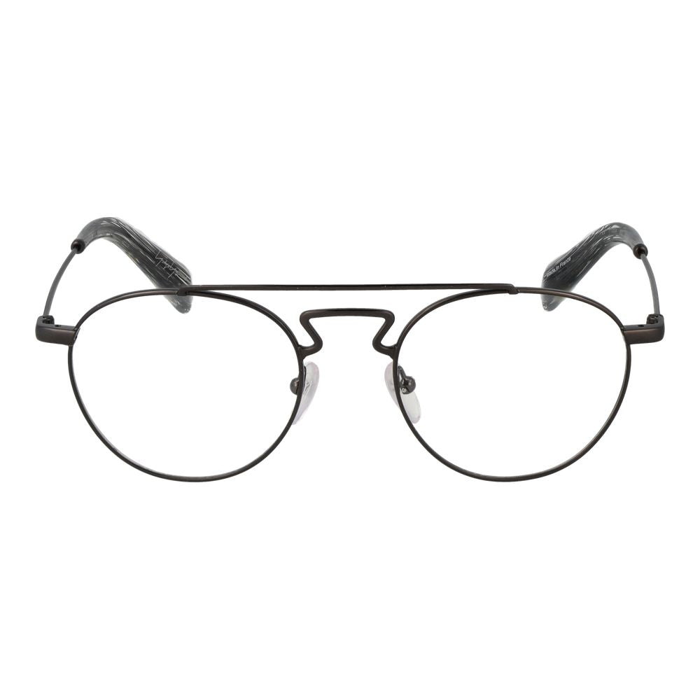 Yohji Yamamoto Schwarze Metallbrille (Gestell)