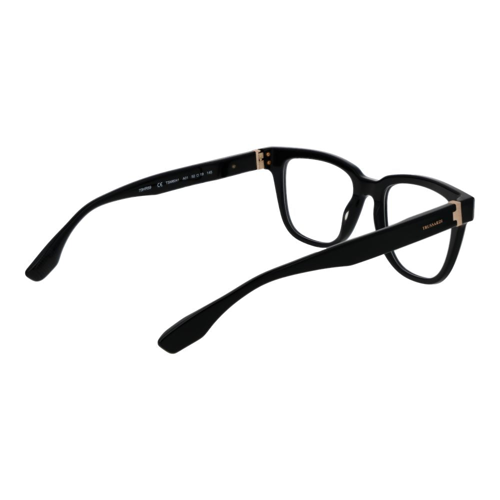Trussardi Schwarze Brille aus Acetat (Gestell)