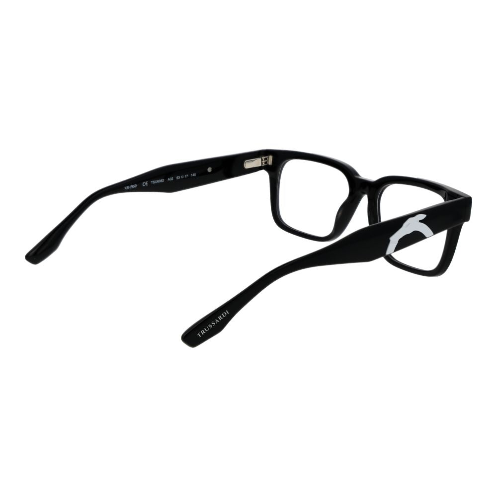 Trussardi Schwarze Brille aus Acetat (Fassung)