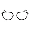 Trussardi Brille aus schwarzem Metall & Kunststoff (Gestell)