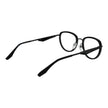 Trussardi Brille aus schwarzem Metall & Kunststoff (Gestell)