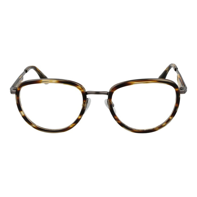 Trussardi Braune Brille aus Metall & Kunststoff (Gestell)
