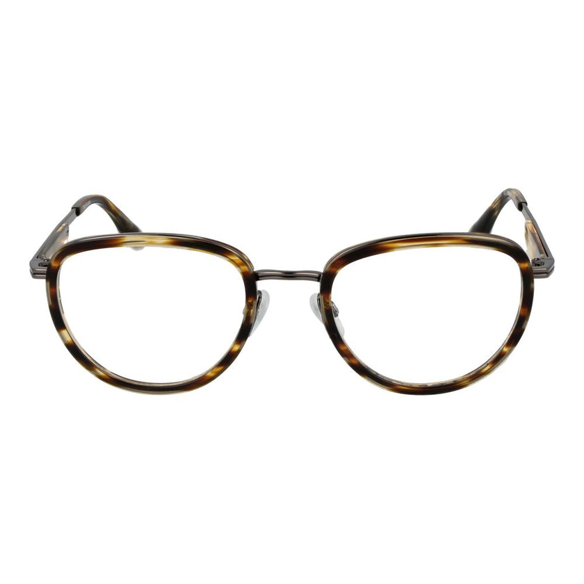Trussardi Braune Brille aus Metall & Kunststoff (Gestell)
