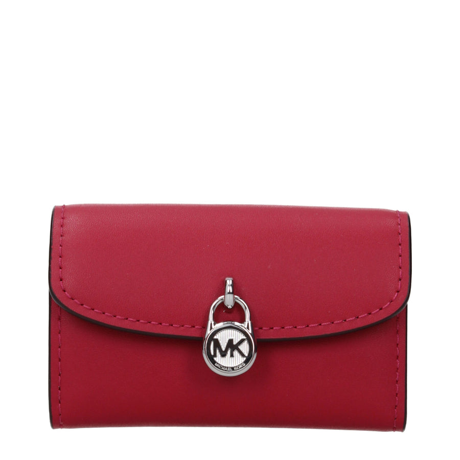 Michael Kors Rote Leder-Geldbörse