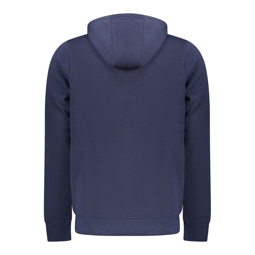 Norway 1963 Blaues Herren-Kapuzensweatshirt aus Baumwolle