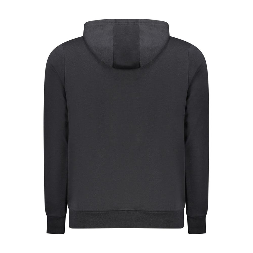 Norway 1963 Schwarzes Herren-Kapuzensweatshirt aus Baumwolle