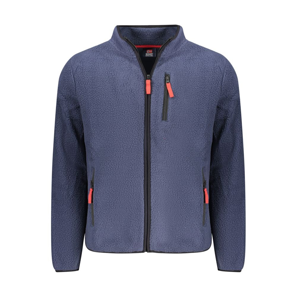 Norway 1963 Blaues Herren-Sweatshirt aus Polyester